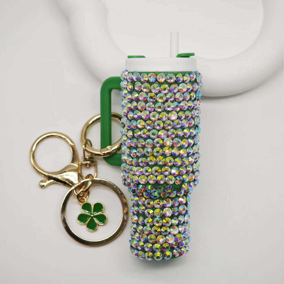 Mini Tumbler Cup Keychain with Tassel Charm - Color_05