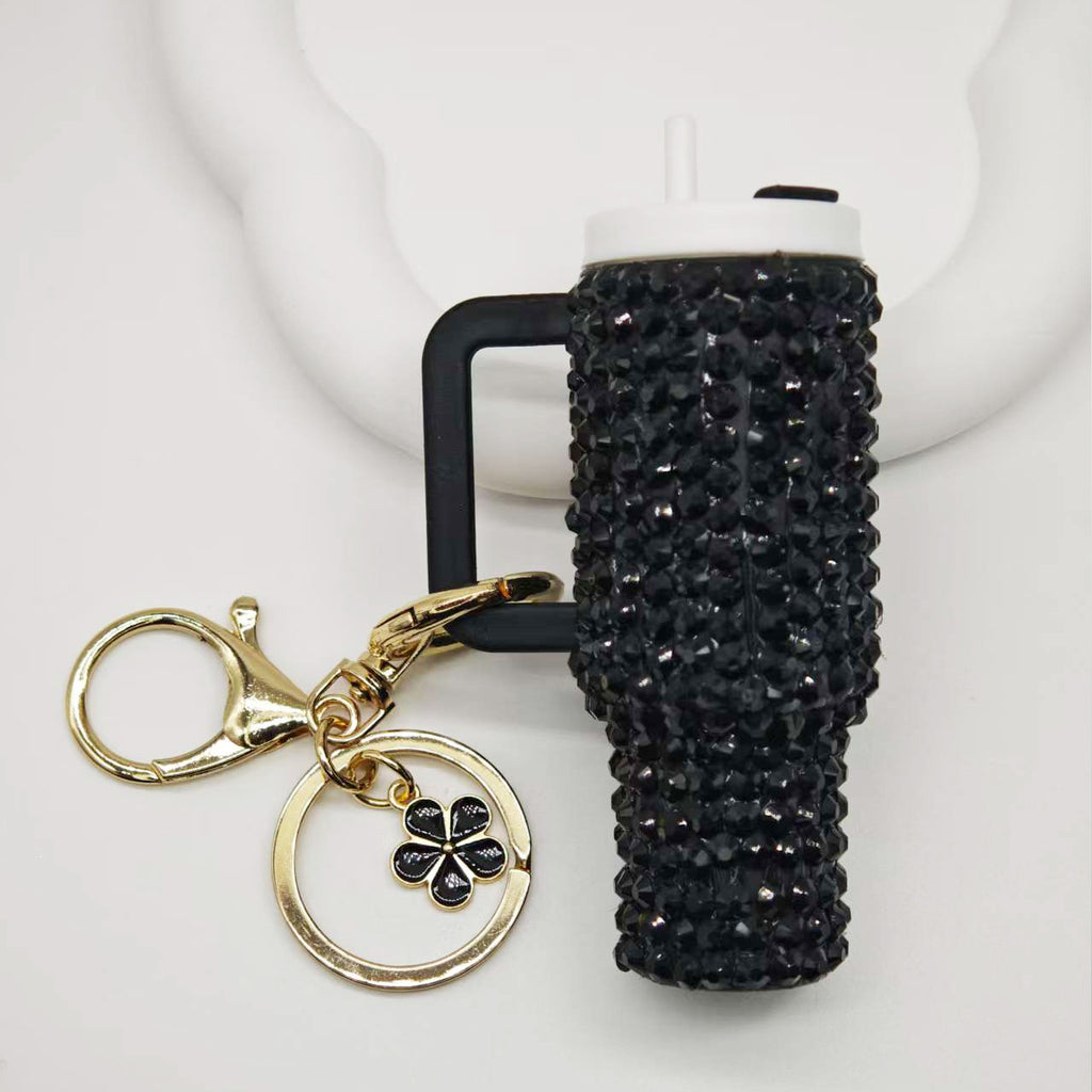 Mini Tumbler Cup Keychain with Tassel Charm - Color_06