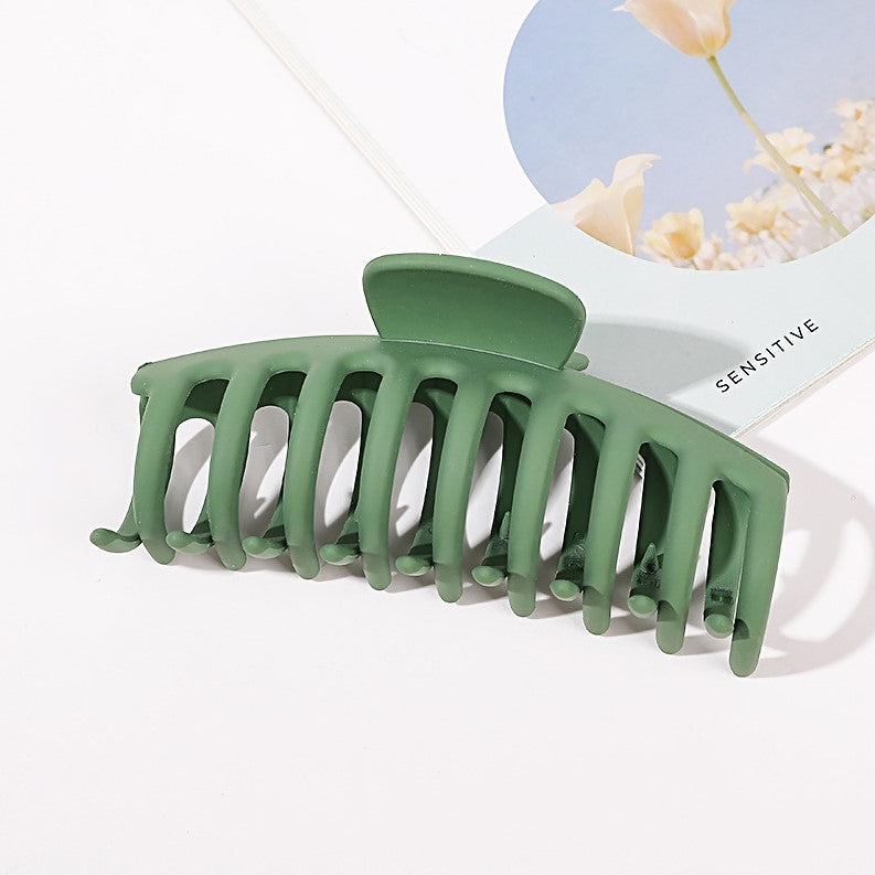 Large Jaw Claw Clip For Thick Hair - Green
