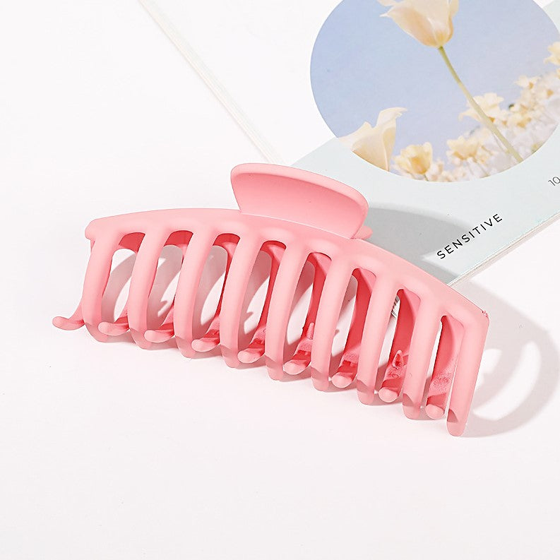 Large Jaw Claw Clip For Thick Hair - Pink