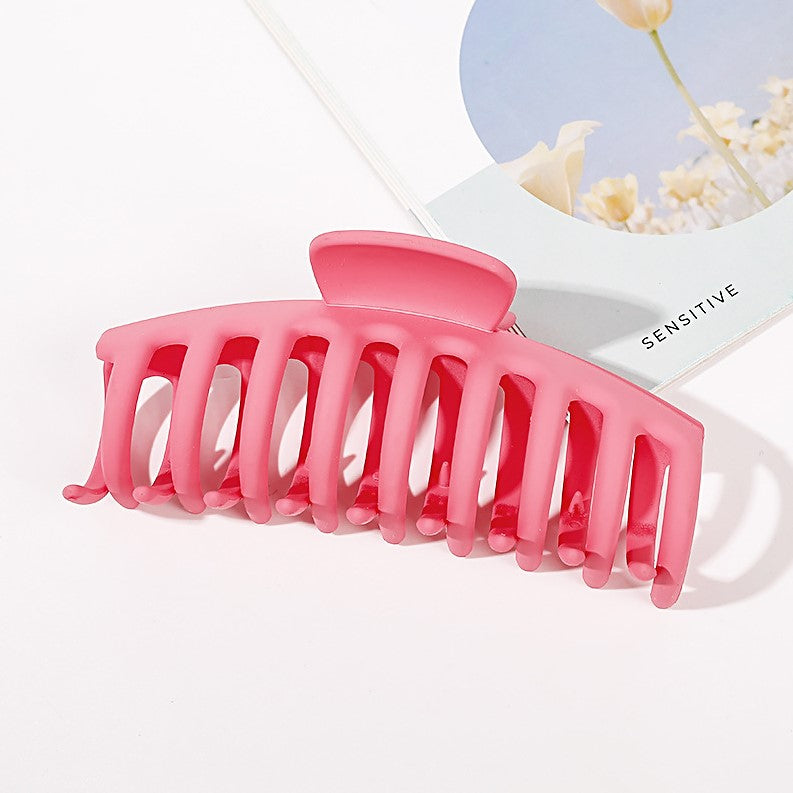 Large Jaw Claw Clip For Thick Hair - Rouge
