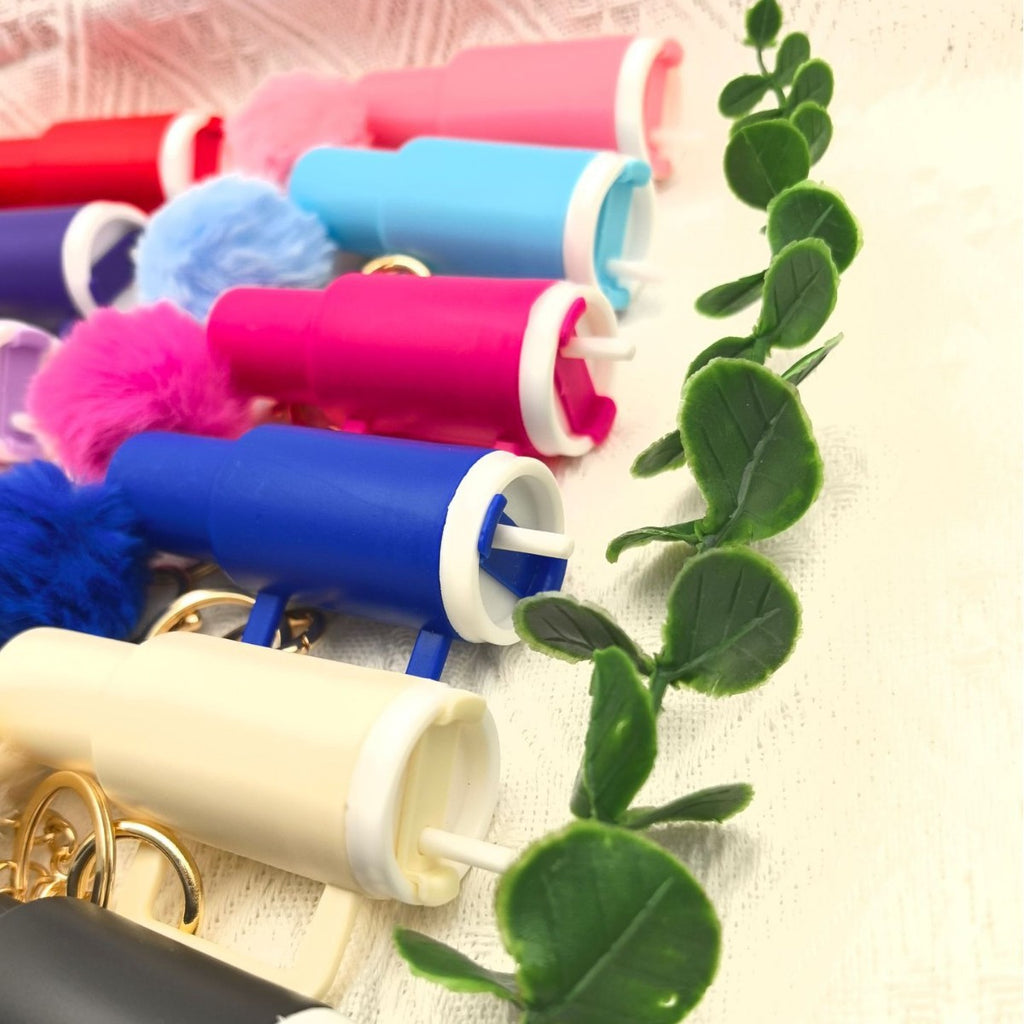 Mini Tumbler Pom Pom Keychain - view 7