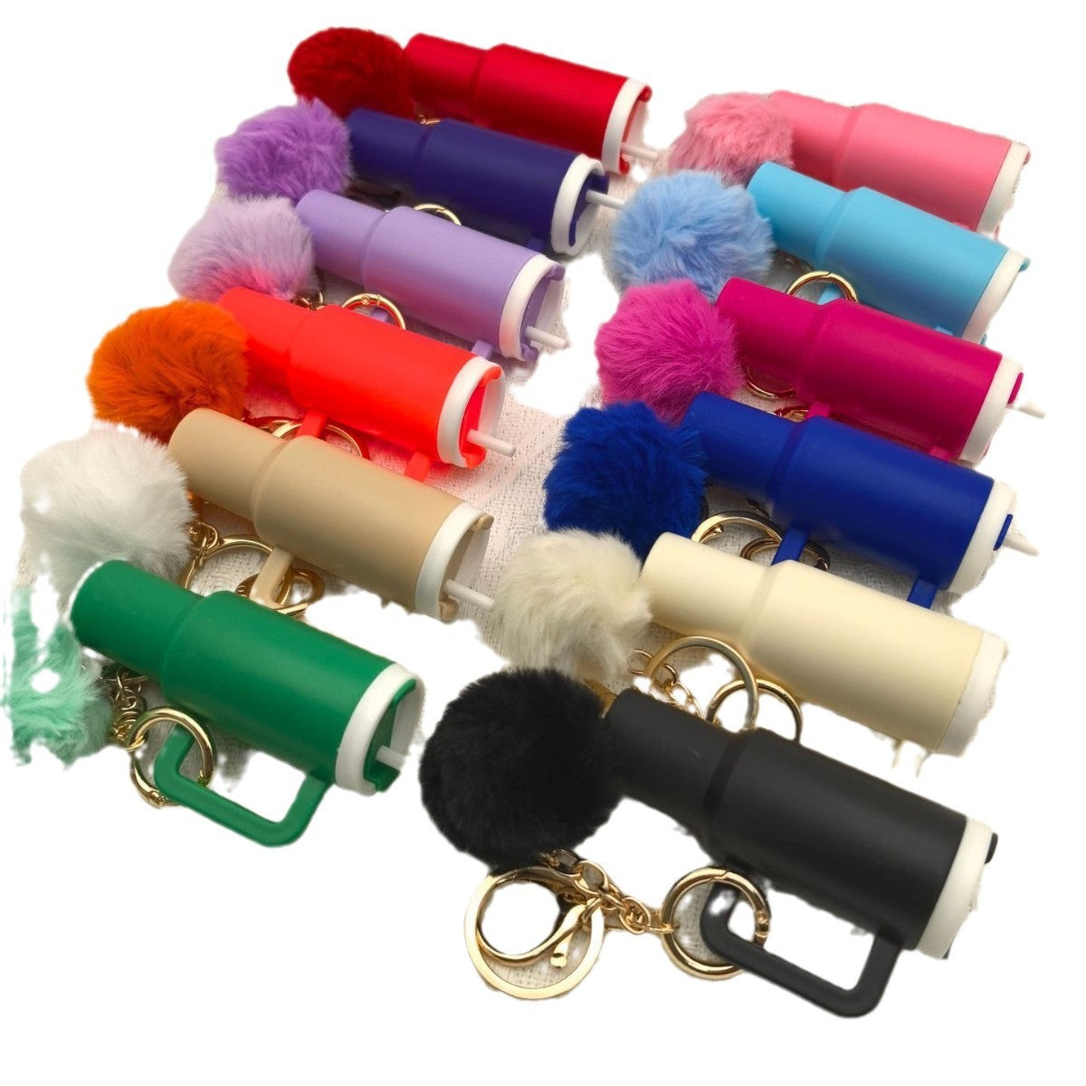 Mini Tumbler Pom Pom Keychain - view 9