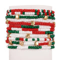 Seed Bead Stretch Bracelet Stack Set - ZXS0255-1