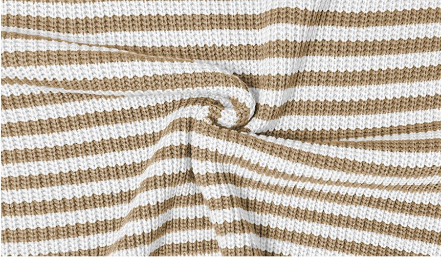 Breton Stripe Boat Neck Oversized Sweater - view 1