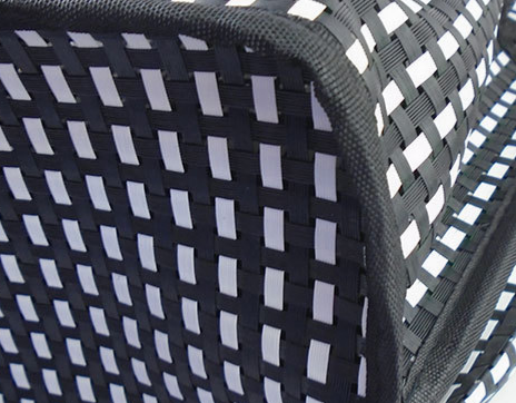 Mesh Shower Caddy Tote With Pockets - WBlack - 2