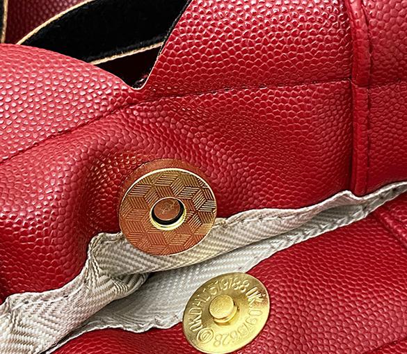 Petal Flower Top Handle Crossbody Bag - Red - 1
