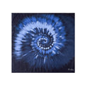 Shibori Spiral Dyed Square Bandana Scarf - NO-2