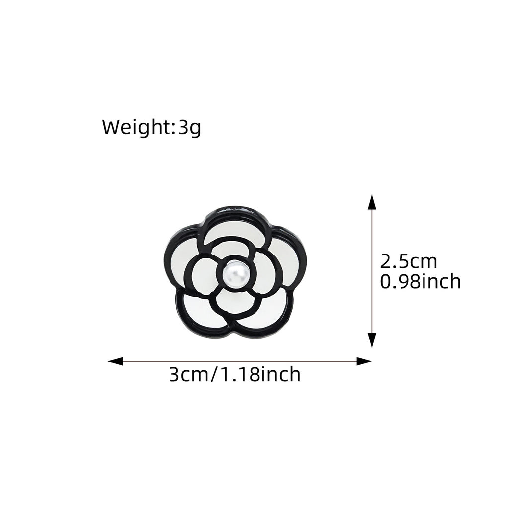 Mini Camellia Flower Hair Claw Clips - view 1