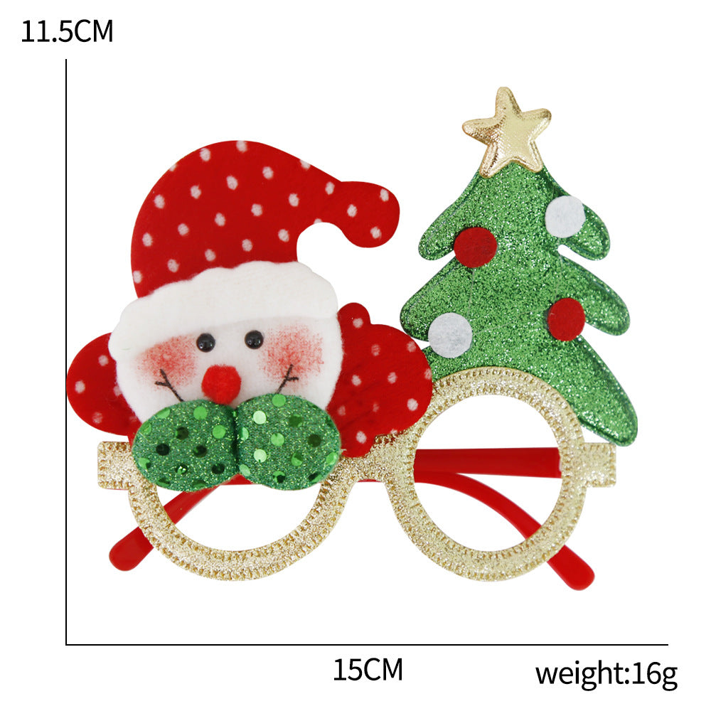 Plush Santa Christmas Novelty Glasses - Color_5 - 1
