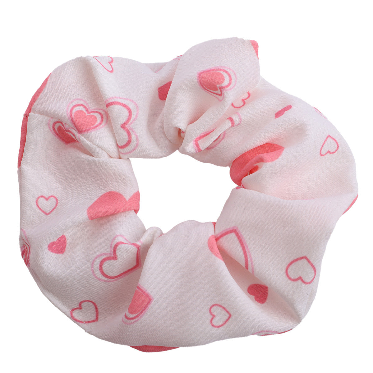 Valentine Print Rectangle Claw Clips And Scrunchies - 02Scrunchie