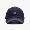 Distressed Bow Embroidered Baseball Cap - Color_1