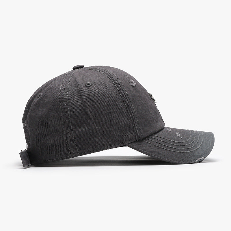 Distressed Bow Embroidered Baseball Cap - view 2