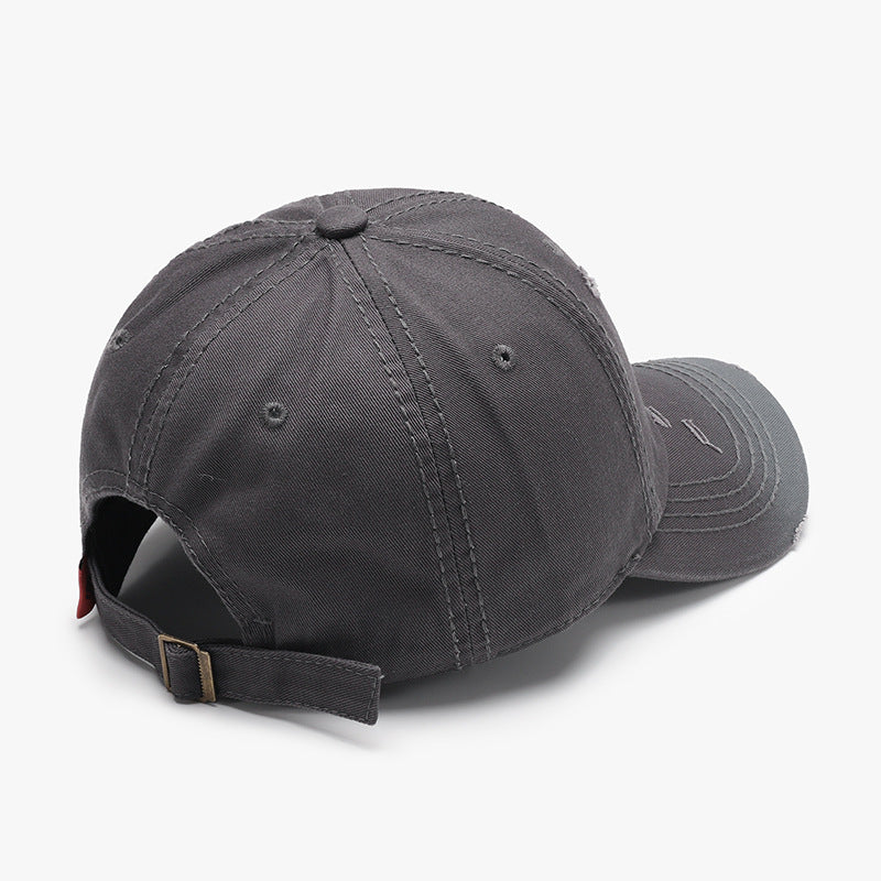 Distressed Bow Embroidered Baseball Cap - view 3
