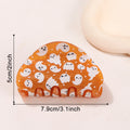 Spooky Ghost And Pumpkin Claw Clip - C2