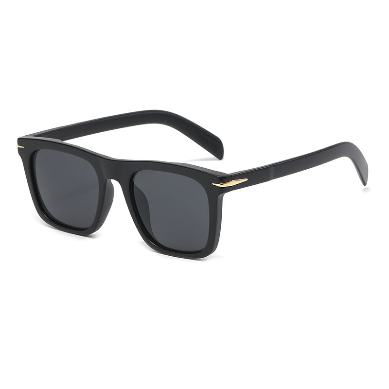 Classic Square Frame Everyday Glasses - 01Black