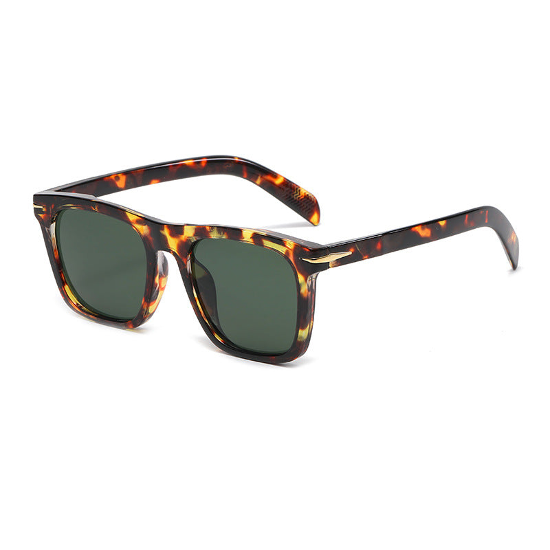 Classic Square Frame Everyday Glasses - 03Leopard
