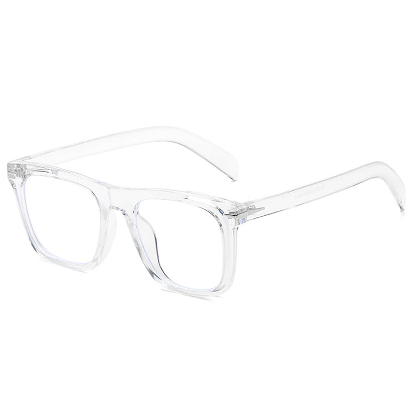 Classic Square Frame Everyday Glasses - 13Clear