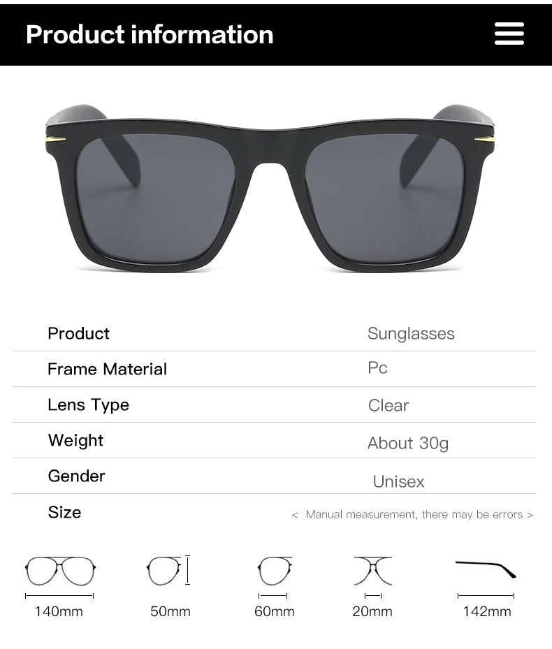 Classic Square Frame Everyday Glasses