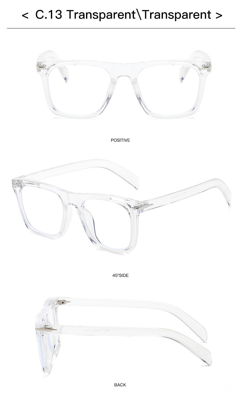 Classic Square Frame Everyday Glasses - view 13