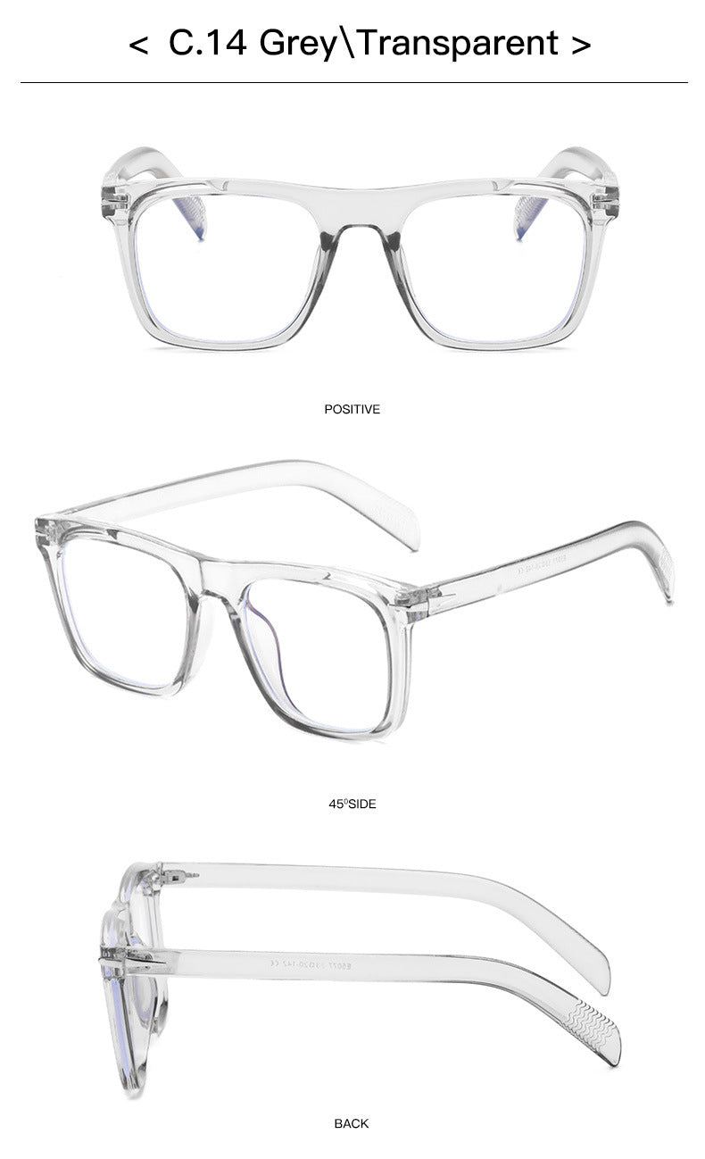 Classic Square Frame Everyday Glasses - view 14
