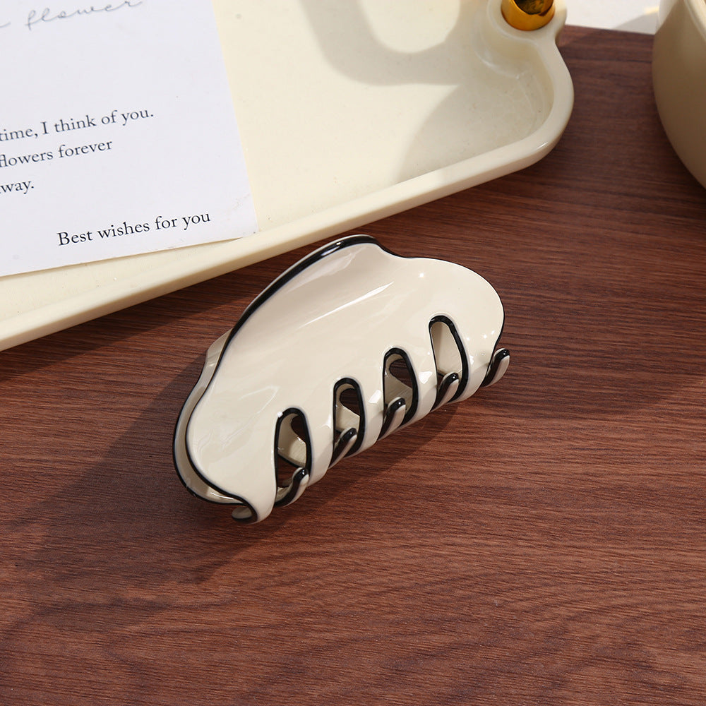 Comic Outline Curved Claw Clip - 3.15in