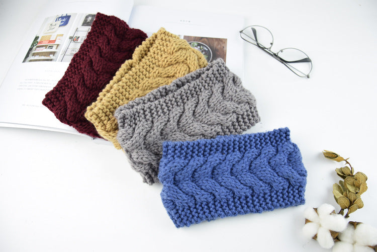 Twist Cable Knit Wide Headband - view 10