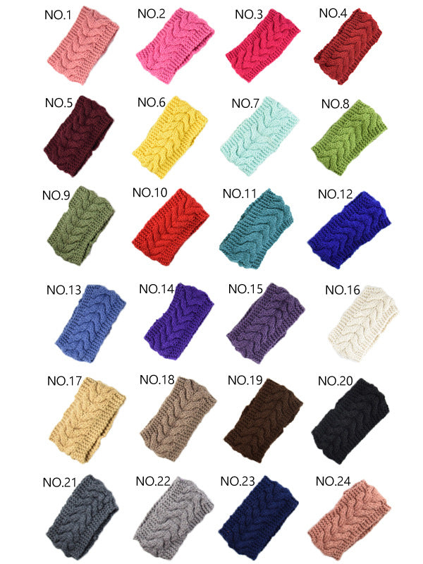 Twist Cable Knit Wide Headband - view 1