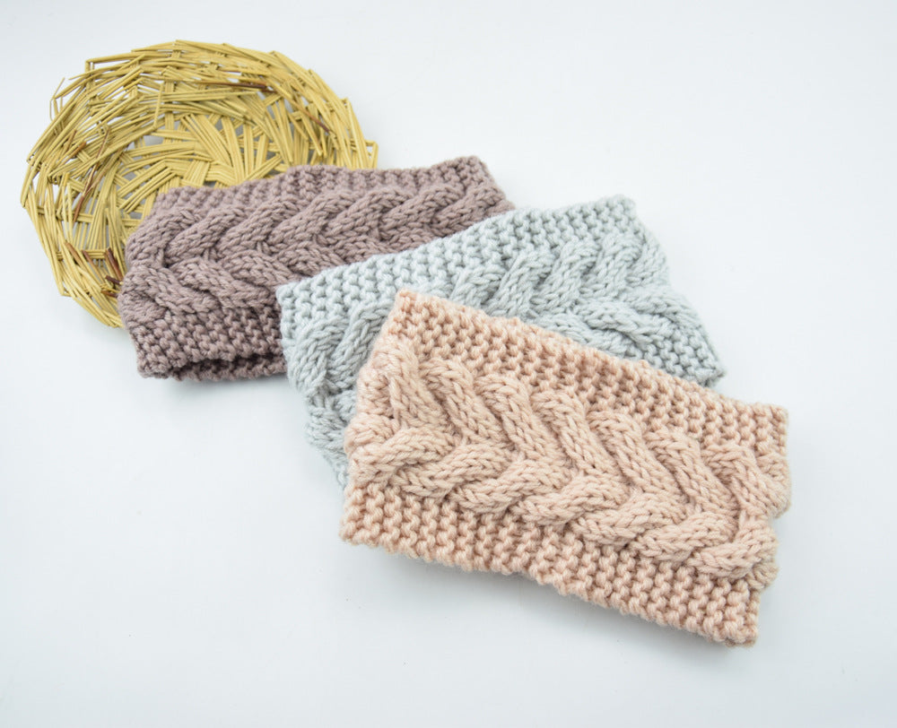Twist Cable Knit Wide Headband - view 7