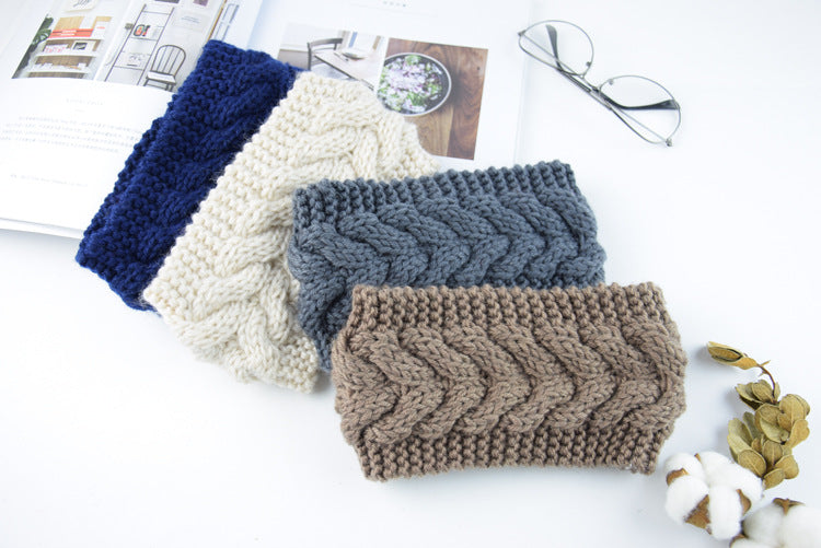 Twist Cable Knit Wide Headband - view 8