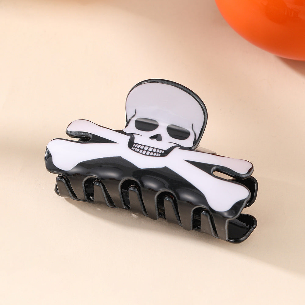 Halloween Motif Claw Clips Spooky Accessory - Color_01