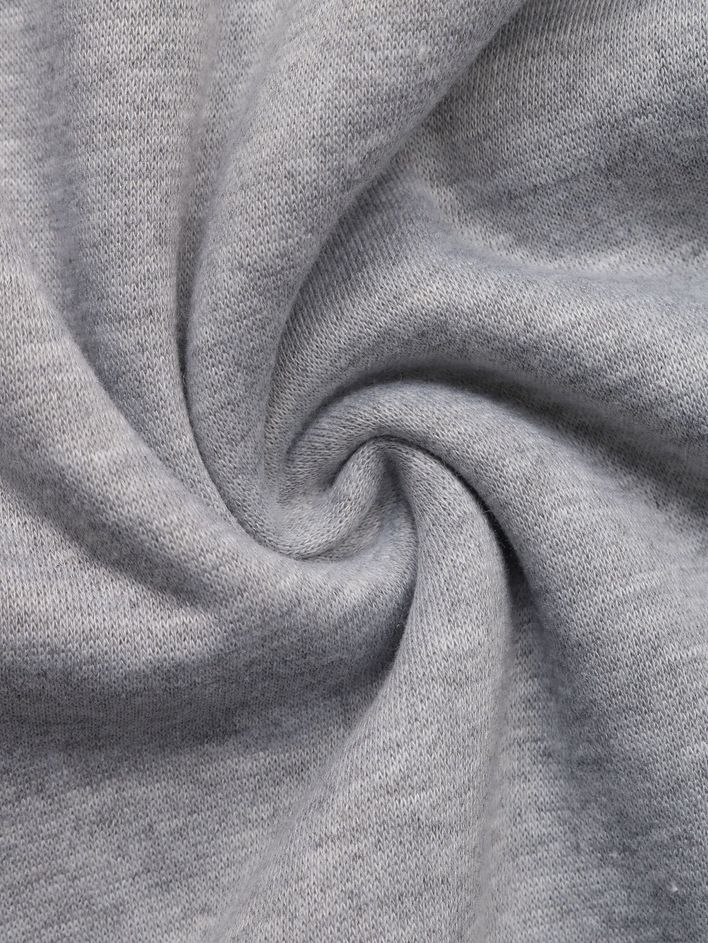Cropped Zip Up Fleece Bomber Jacket - Grey - 7