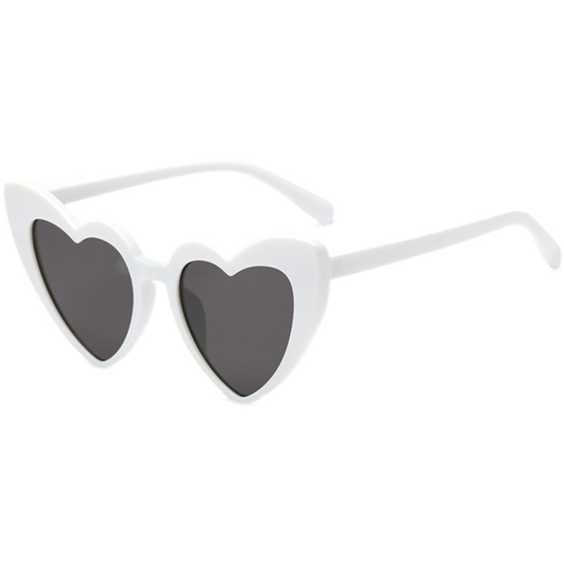 Oversized Heart Cat Eye Sunglasses - Color_1