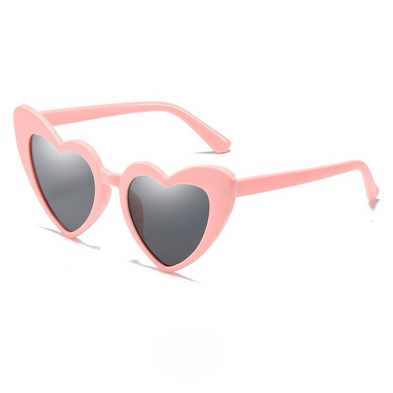 Oversized Heart Cat Eye Sunglasses - Color_6