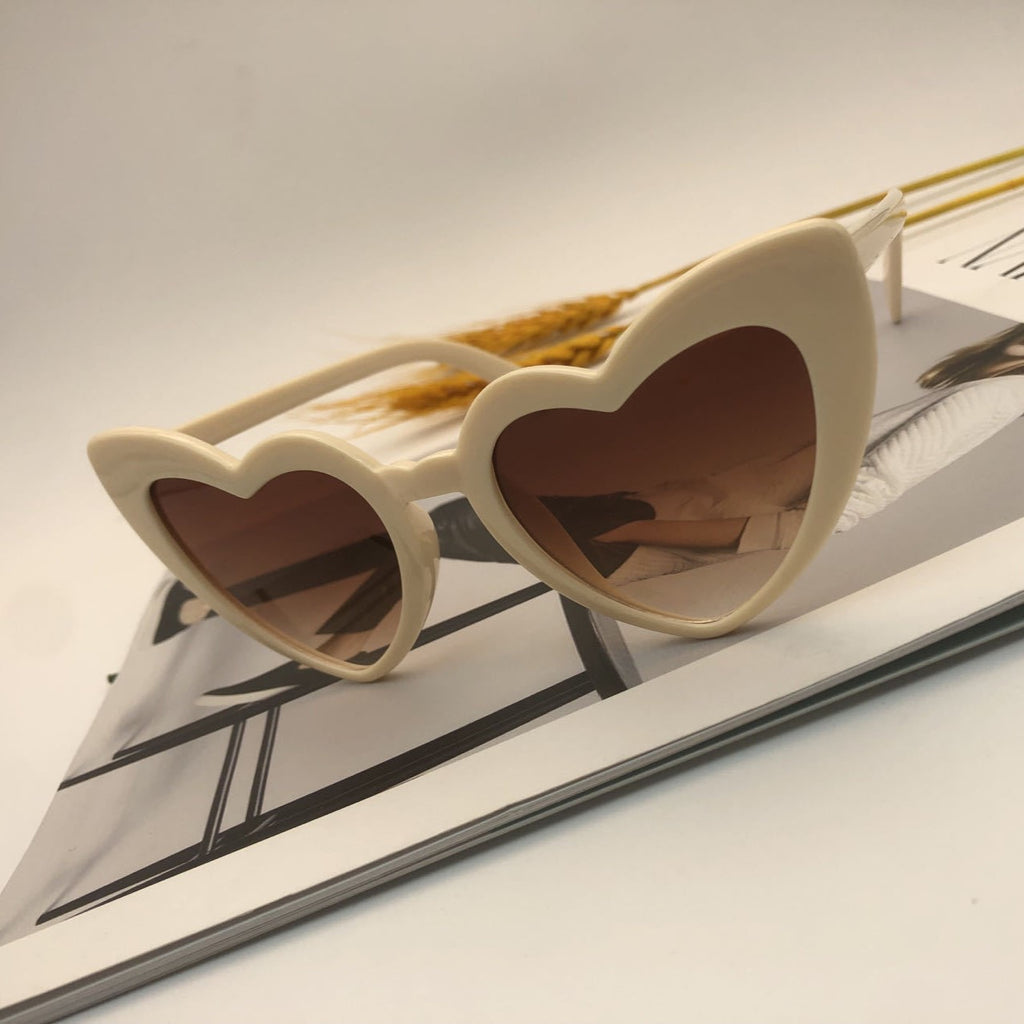 Oversized Heart Cat Eye Sunglasses - Color_7