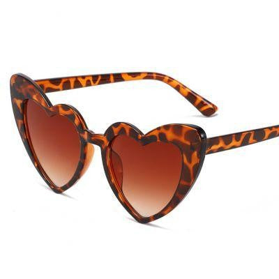 Oversized Heart Cat Eye Sunglasses - Color_8