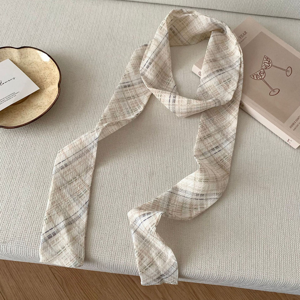 Skinny Tie Scarf For Hair And Neck - A4