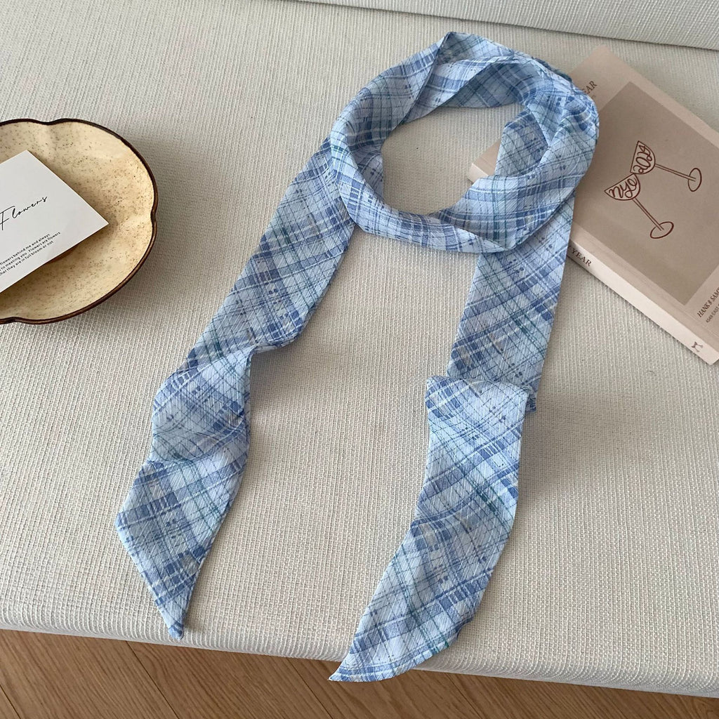 Skinny Tie Scarf For Hair And Neck - B3