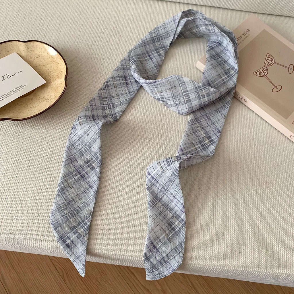 Skinny Tie Scarf For Hair And Neck - B5