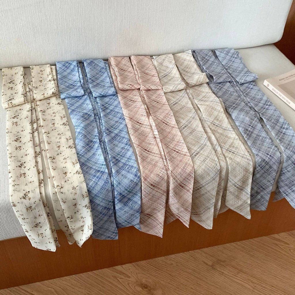 Skinny Tie Scarf For Hair And Neck
