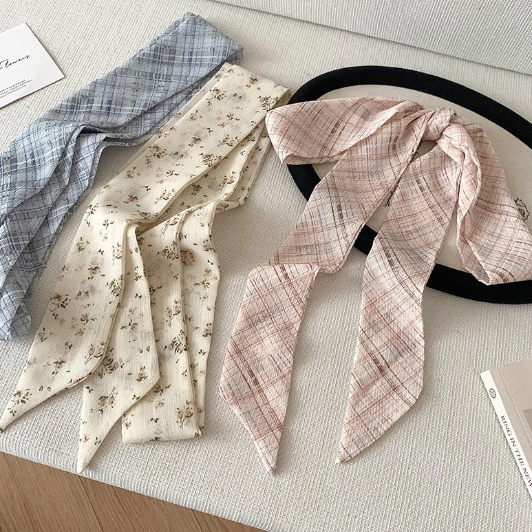 Skinny Tie Scarf For Hair And Neck - view 1