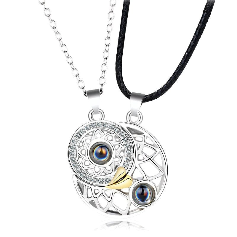 Magnetic Sun Moon Projection Pendant Necklaces - Color_01