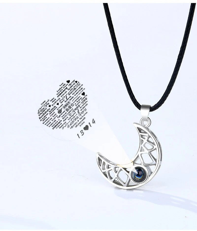 Magnetic Sun Moon Projection Pendant Necklaces - Color_07