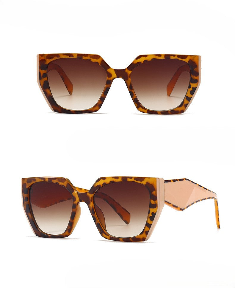 Oversized Square Frame Cat Eye Sunglasses - view 1