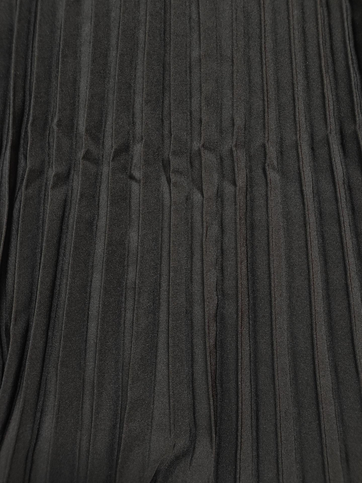 Pleated A Line Cap Sleeve Maxi Dress - black - 5