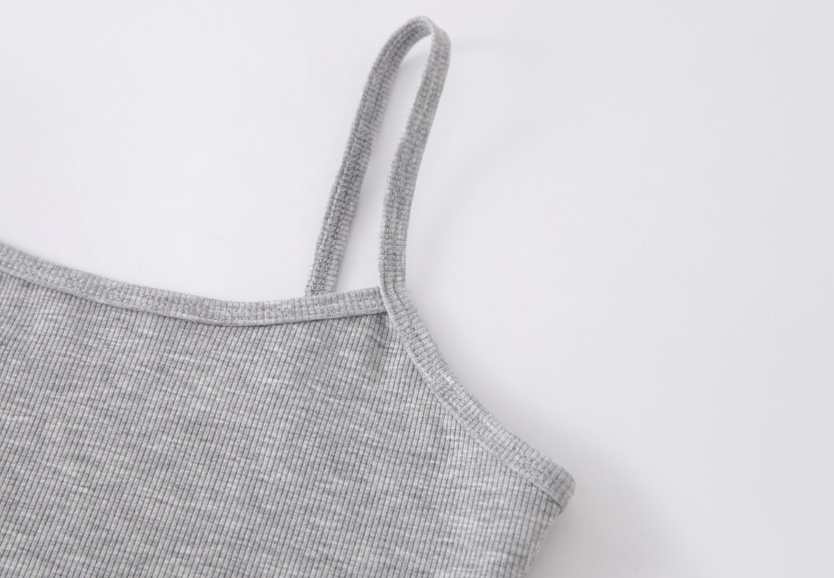 Fitted Rib Knit Camisole Tank - view 10