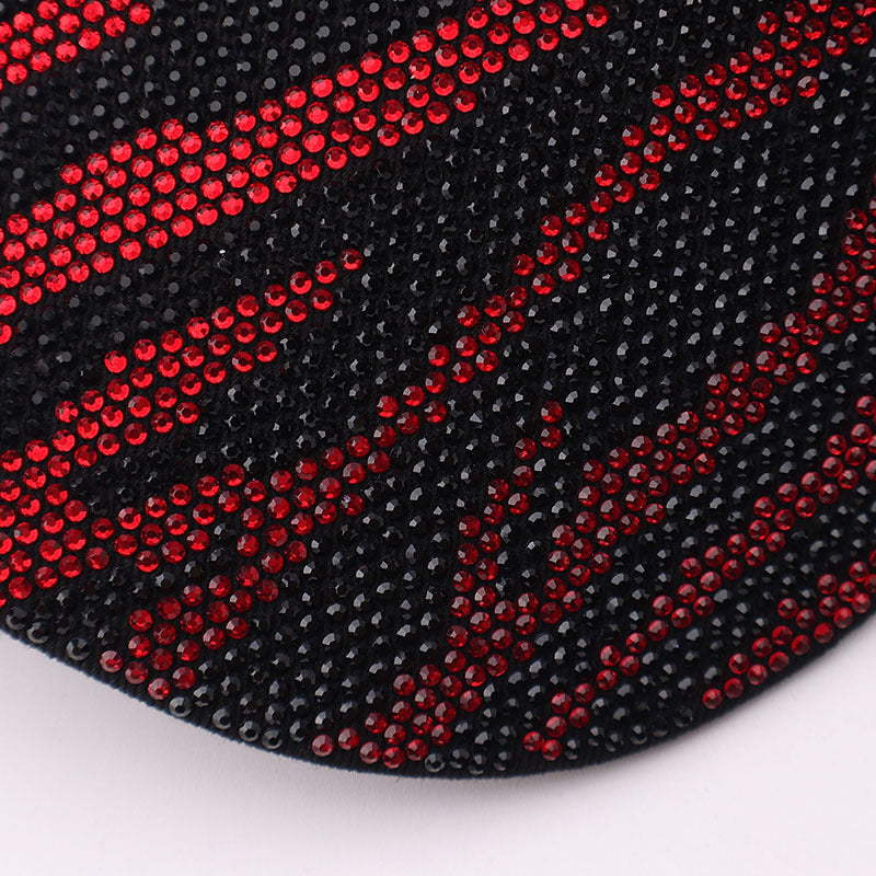 Rhinestone Baseball Cap With Allover Sparkle Finish - ZRose - 3