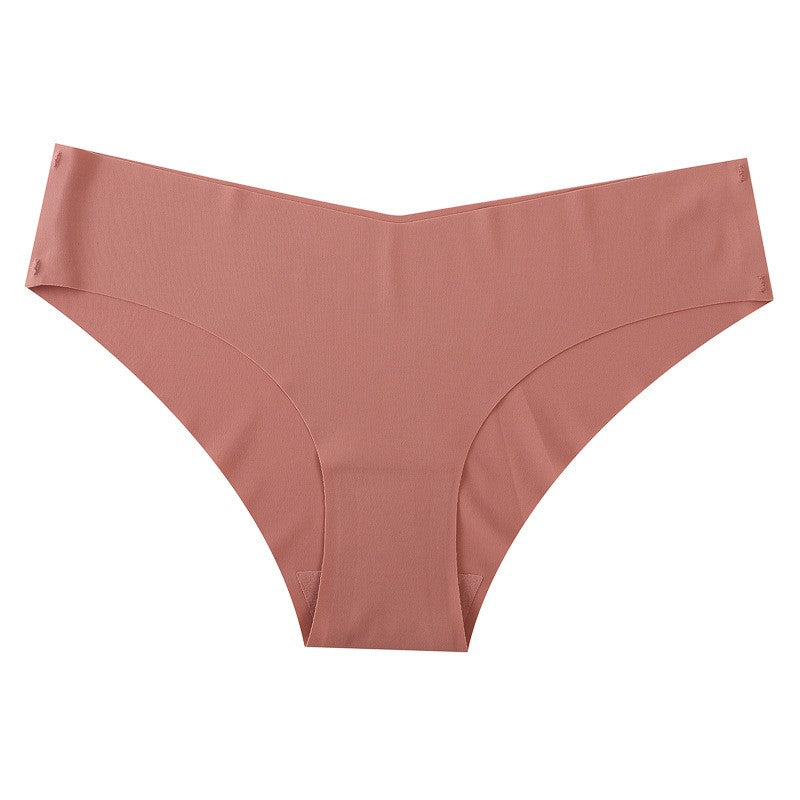 Seamless Ice Silk Laser Cut Low Rise Brief