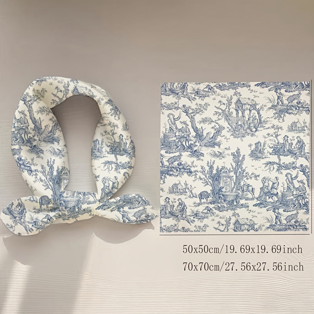 Americana Flag Print Bandana Hair Scarf - NO10