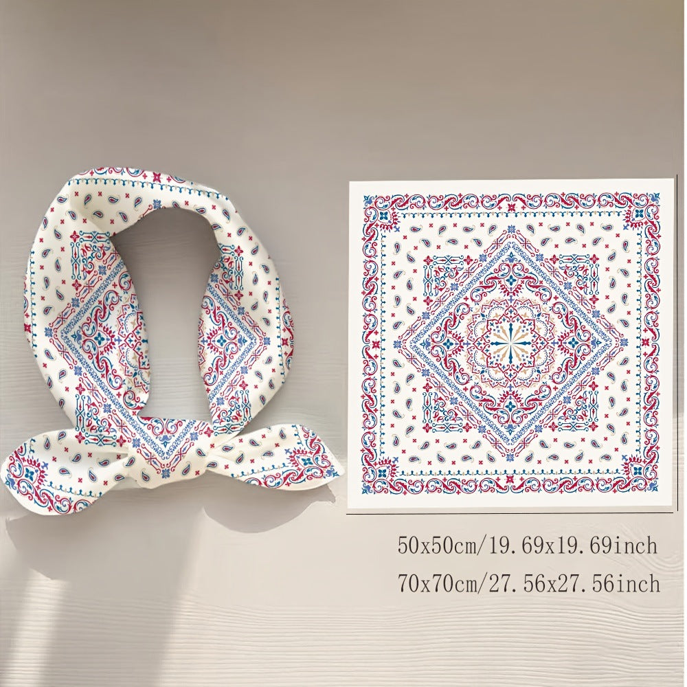 Americana Flag Print Bandana Hair Scarf - NO21